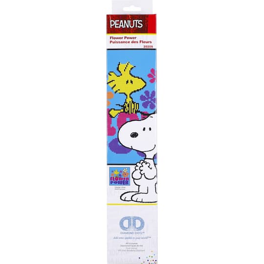 Diamond Dotz® Intermediate Flower Power (Peanuts) Diamond Painting Kit